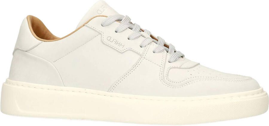 Manfield Heren Off white nubuck sneakers - Foto 3