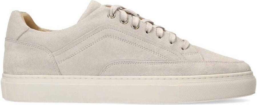Manfield Heren Off white suède sneakers