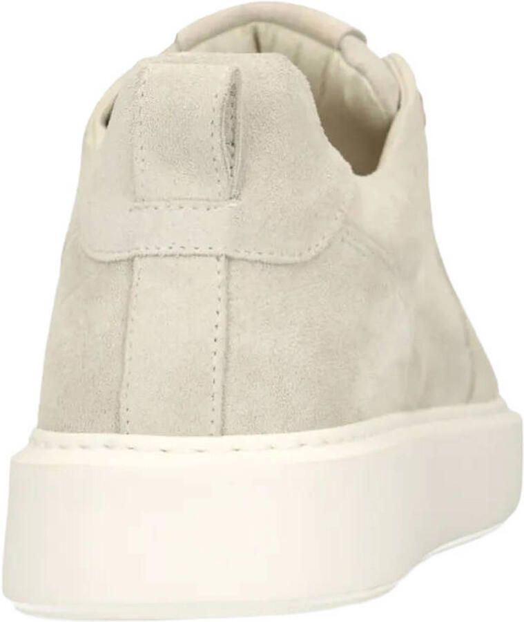 Manfield Heren Licht grijze suède sneakers - Foto 2