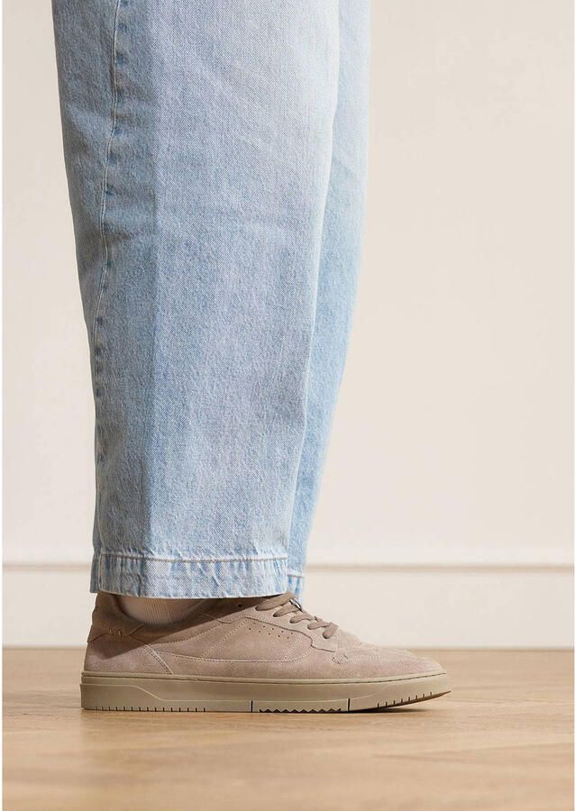 Manfield Heren Grijze suède sneakers - Foto 2