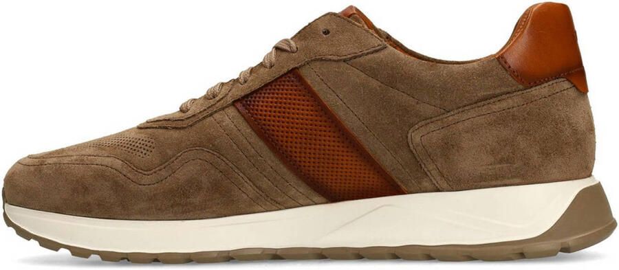 Manfield Heren Taupe suède sneakers