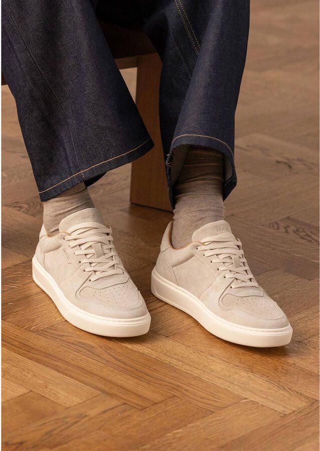 Manfield Heren Taupe suède sneakers - Foto 2