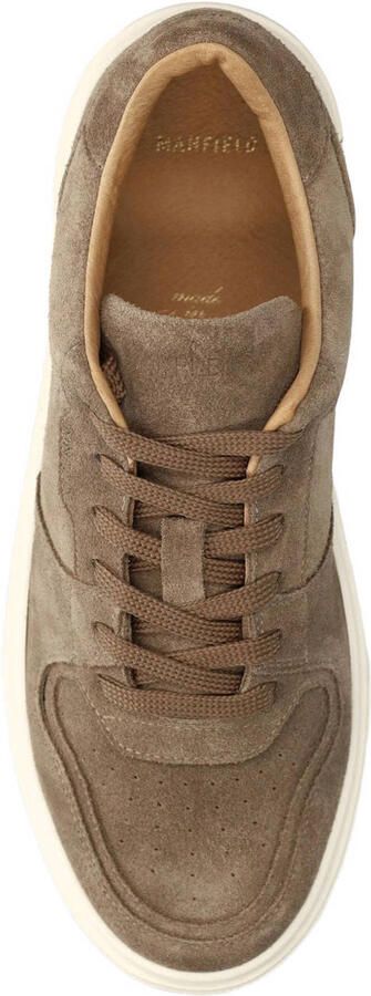 Manfield Heren Taupe suède sneakers - Foto 3