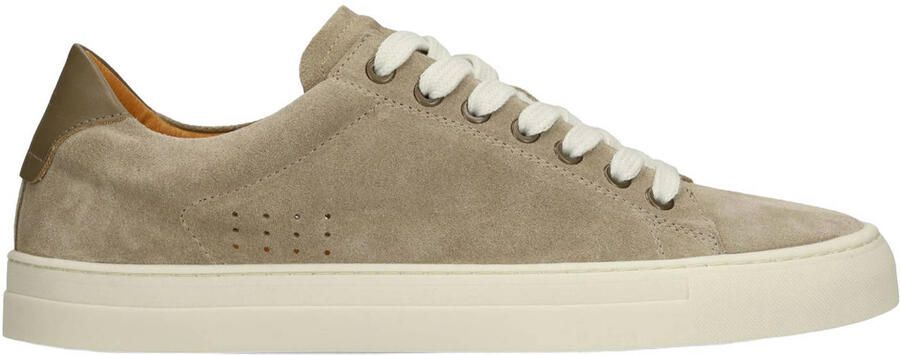 Manfield Heren Taupe suède sneakers