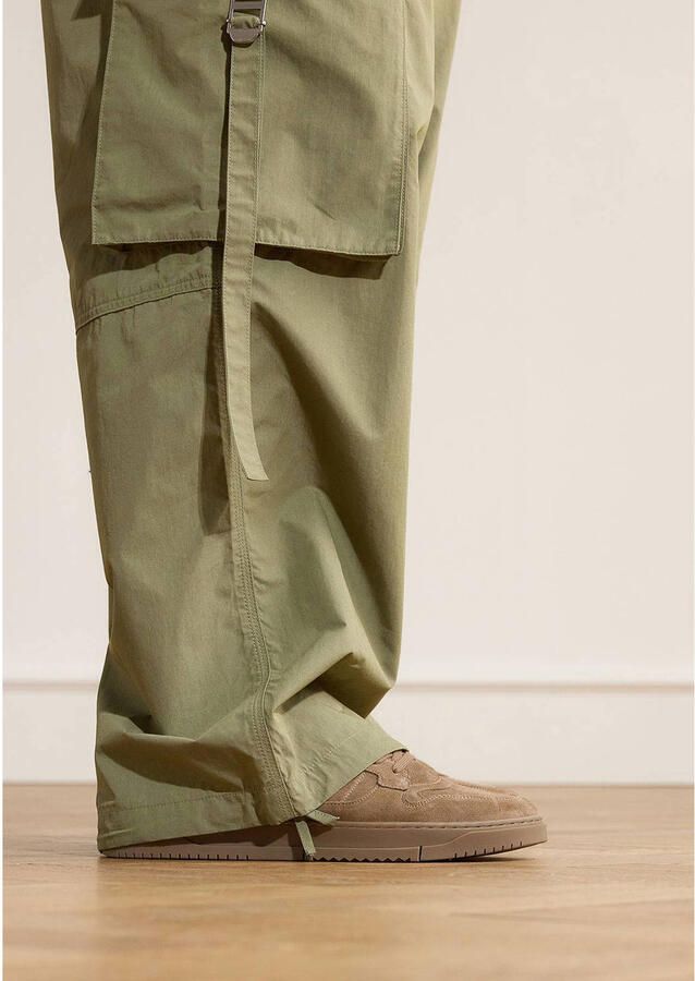 Manfield Heren Taupe suède sneakers