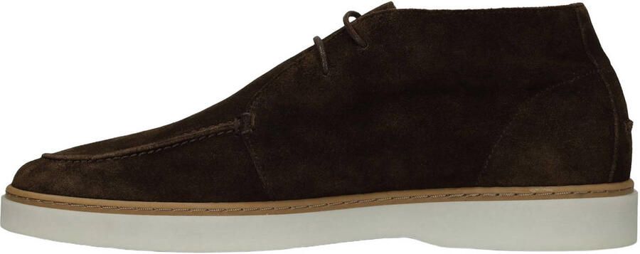 Manfield Heren Bruine suède veterschoenen - Foto 2