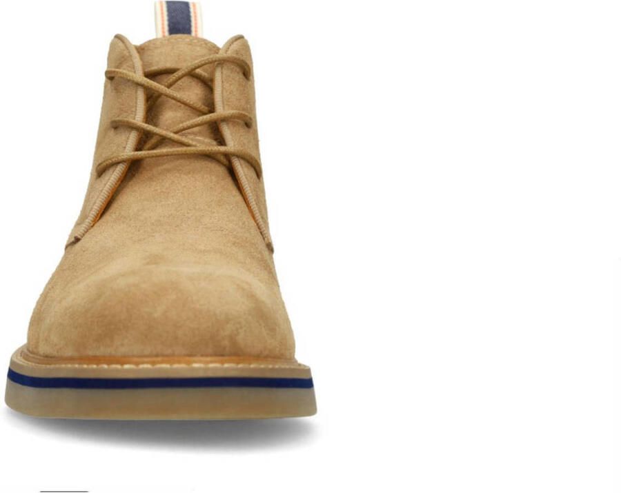 Manfield Heren Taupe suède veterschoenen - Foto 2