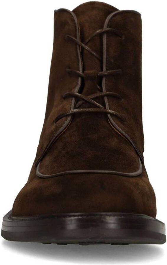 Manfield Heren Bruine suède veterboots - Foto 3