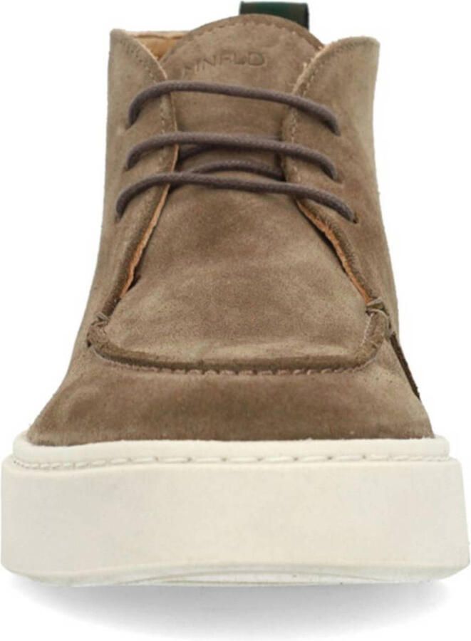 Manfield Heren Taupe suède veterboots - Foto 2