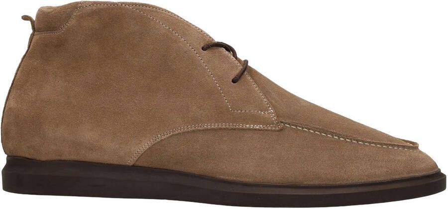 Manfield Heren Taupe suède desert boots
