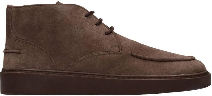 Manfield Heren Taupe suède desert boots
