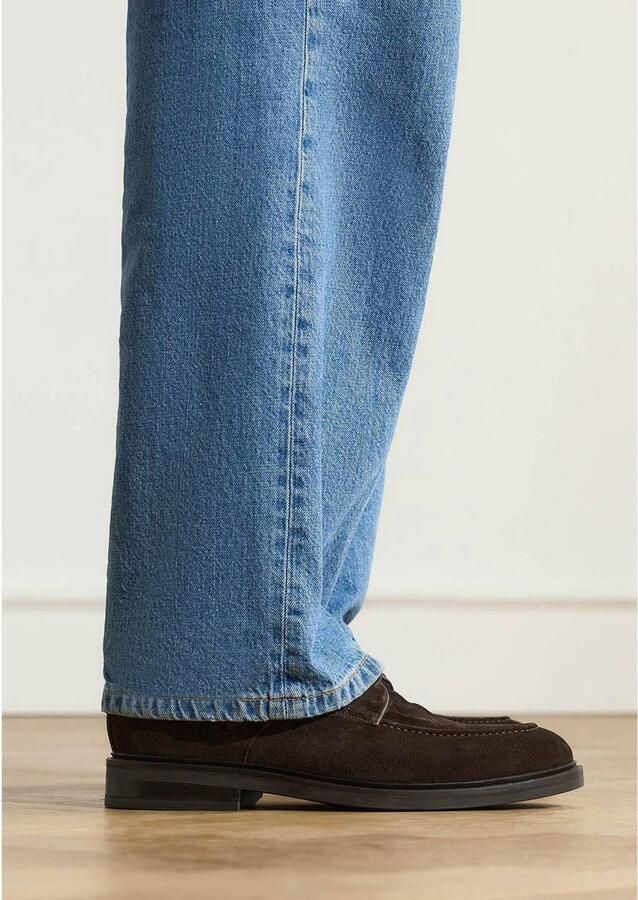 Manfield Heren Bruine suède veterschoenen - Foto 3