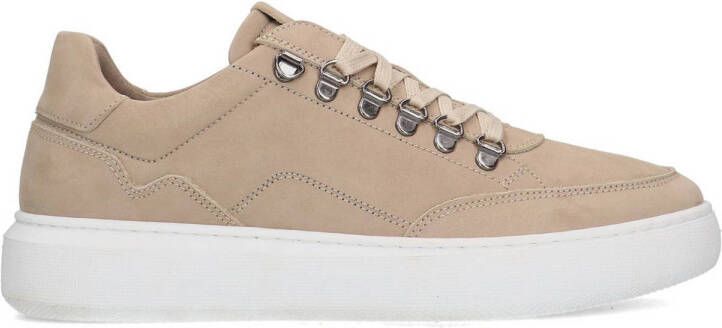 Manfield Heren Beige nubuck sneakers