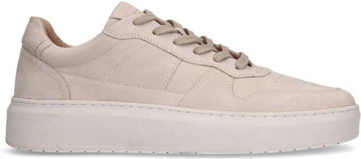 Manfield Heren Beige nubuck sneaker