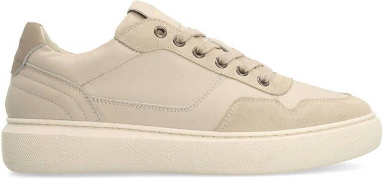 Manfield Heren Beige suède sneakers