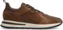 Manfield Heren Cognac leren sneakers - Thumbnail 1