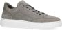 Manfield Heren Grijze nubuck sneakers - Thumbnail 1