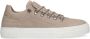 Manfield Heren Licht grijze nubuck sneakers - Thumbnail 1