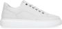 Manfield Heren Witte nubuck sneakers - Thumbnail 1