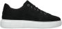 Manfield Heren Zwarte nubuck sneakers - Thumbnail 1