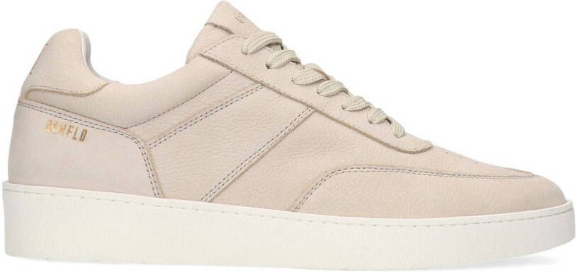 Manfield Heren Beige nubuck sneakers