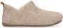 Manfield Dames Beige pantoffels - Thumbnail 1