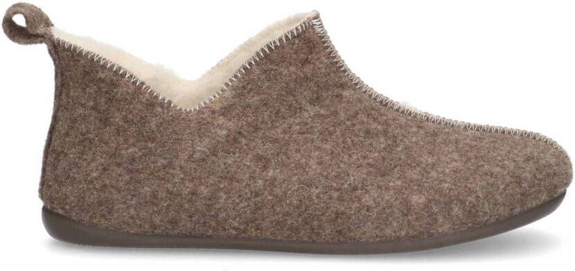 Manfield Dames Beige pantoffels