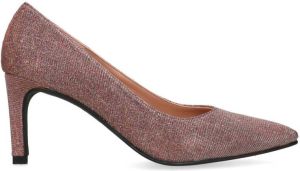 Manfield pumps met glitters roze