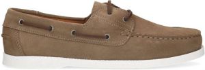 Manfield Heren Beige suède bootschoenen