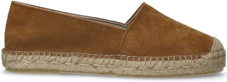 Manfield suède espadrilles cognac