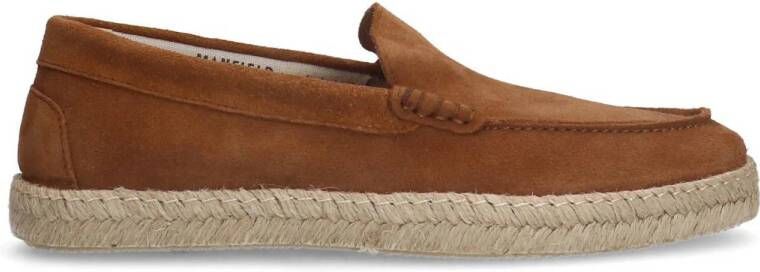 Manfield suède espadrilles cognac