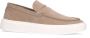 Manfield Heren Beige suède loafers met sportieve zool - Thumbnail 1