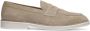 Manfield Heren Beige suède loafers - Thumbnail 1