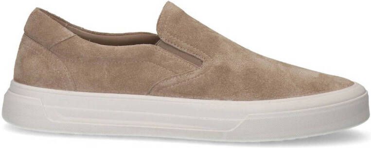 Manfield Heren Beige suède loafers