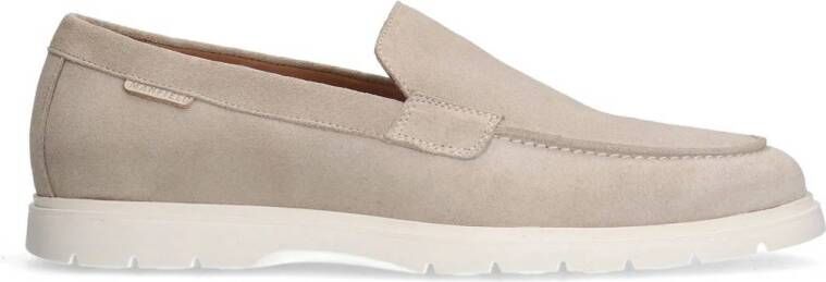 Manfield suède loafers beige