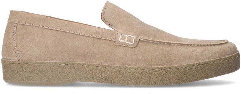 Manfield Heren Beige suède loafers
