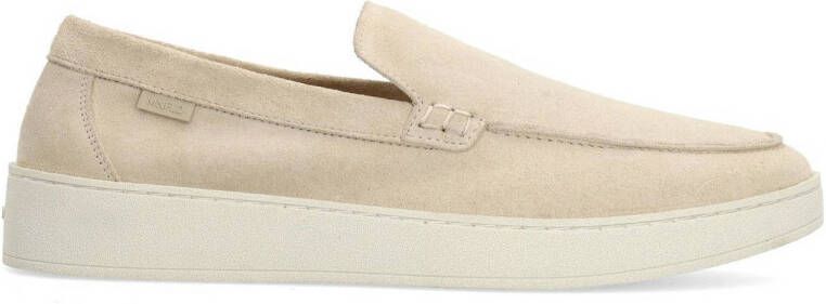 Manfield Heren Beige suède loafers