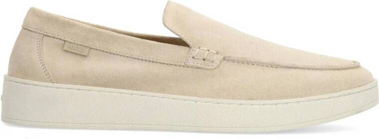 Manfield suède loafers beige