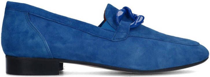 Manfield suède loafers blauw