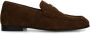 Manfield Dames Bruine suède loafers - Thumbnail 1