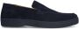 Manfield Heren Donker blauwe suède loafers - Thumbnail 1