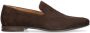 Manfield Heren Donkerbruine suède loafers - Thumbnail 1