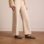 Manfield Dames Suède leopard loafers met chain - Thumbnail 1