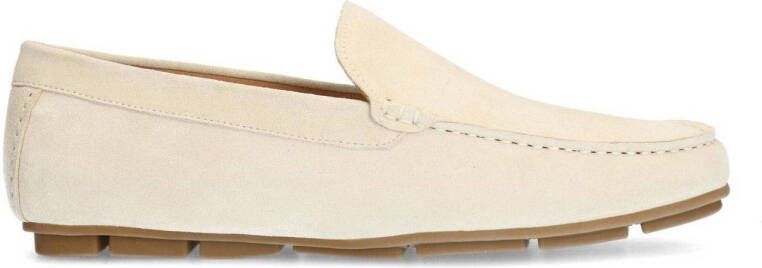 Manfield Heren Beige suède loafer
