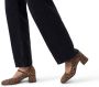 Manfield suède pumps met panterprint beige bruin - Thumbnail 1