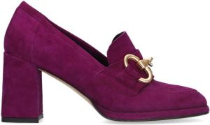 Manfield Dames Paarse suède pumps