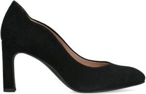 Manfield Dames Zwarte suède pumps