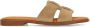 Manfield Dames beige suède slippers - Thumbnail 1