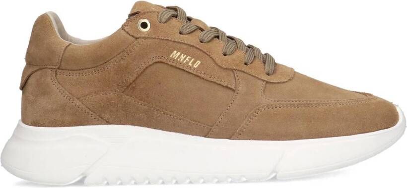 Manfield Heren Beige suède sneakers