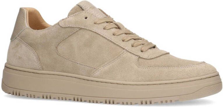 Manfield Heren Beige suède sneakers